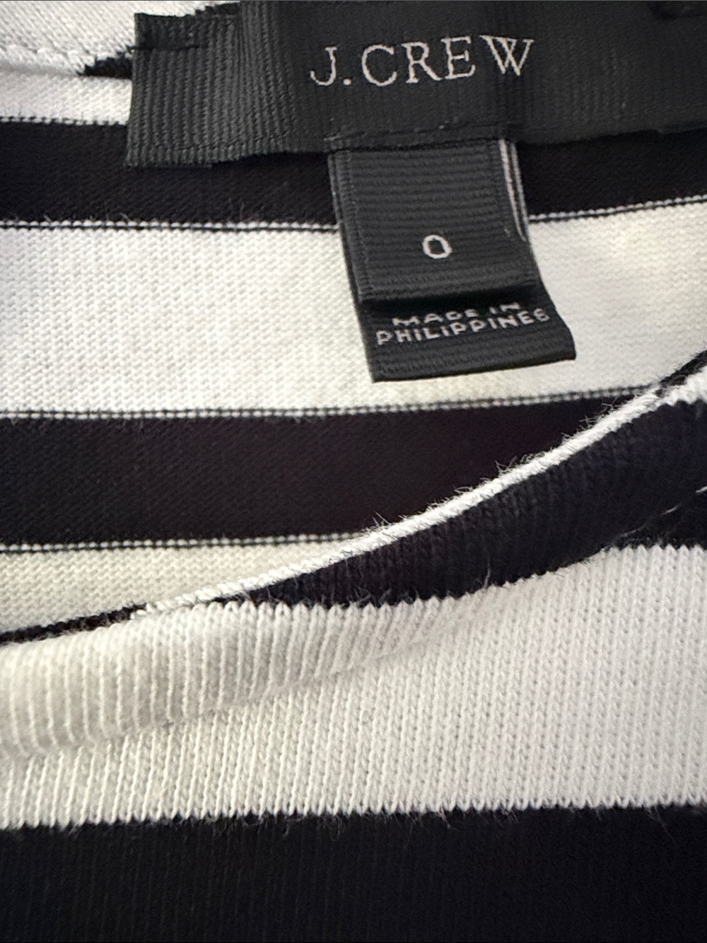 J. Crew Midi-dress in Striped Jersey Knit - Picture 5 of 10